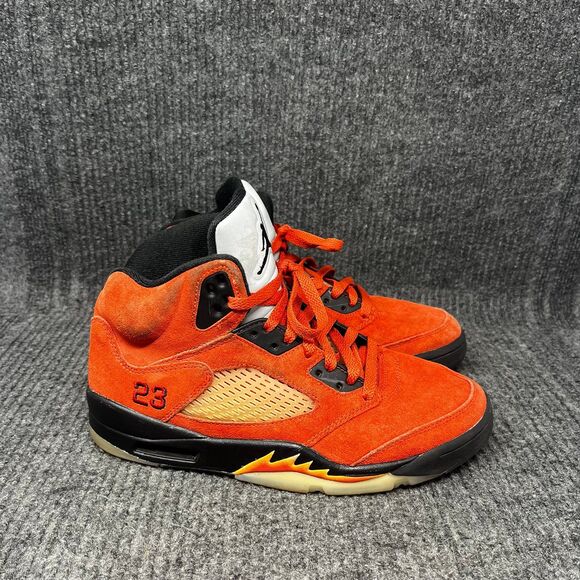 Nike Air Jordan 5 Retro Dunk on Mars Fire Red Shoes Womens 9 DD9336-800 - Picture 1 of 8